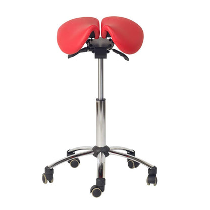 Teqler Saddle Stool red