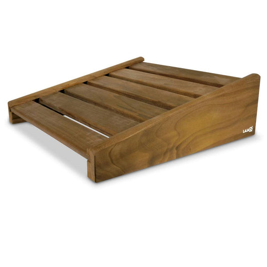 LaJa26 sauna headrest Thermo FSC aspen wood - ideal for neck and shoulders - durable - ergonomic - relaxing and long-lasting - can also be used as a back or footrest - handmade in Europe