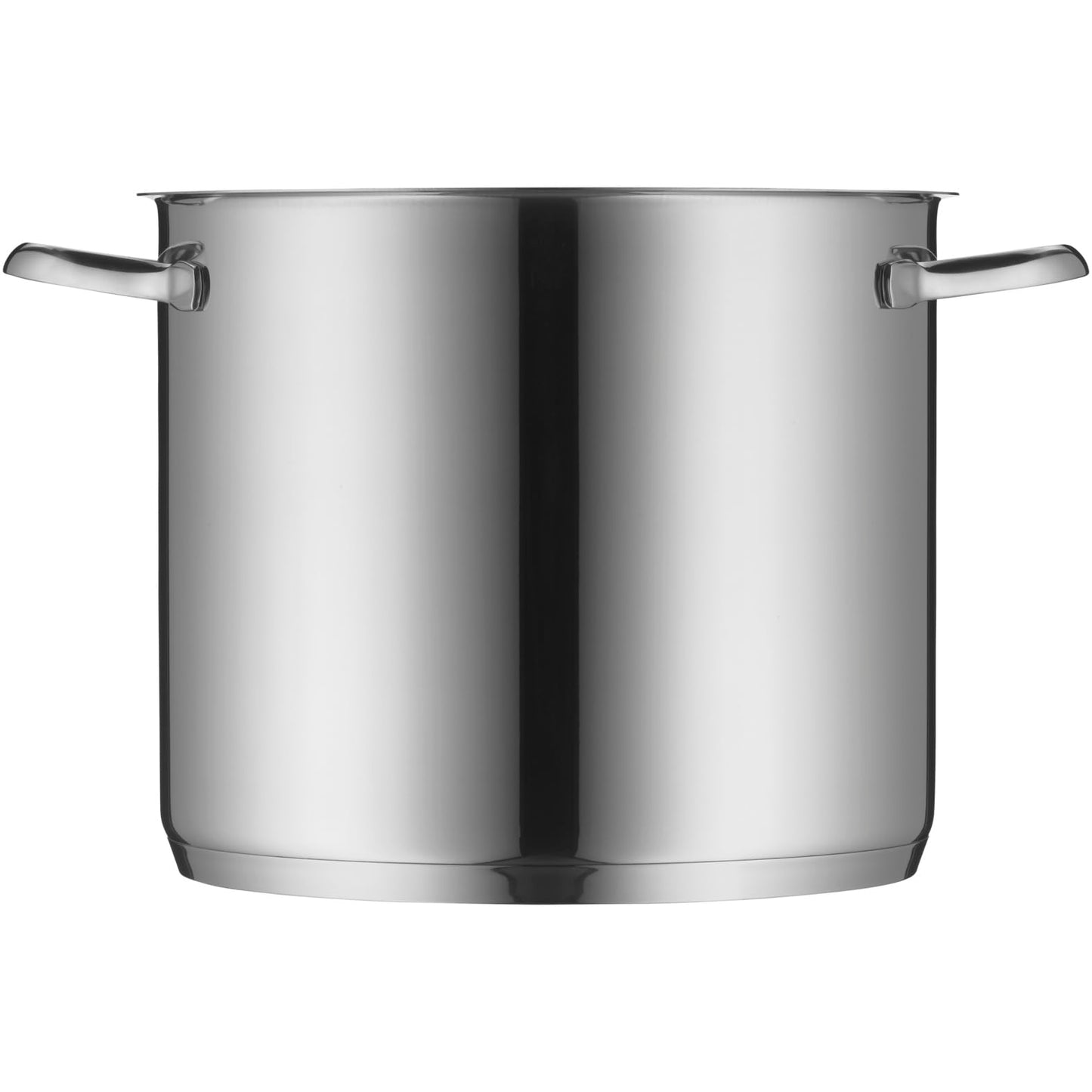 WMF Provence Plus Vegetable Soup Pot Induction 24cm, glass lid, large cooking pot 8.8l, polished Cromargan stainless steel, uncoated large pot, oven-safe