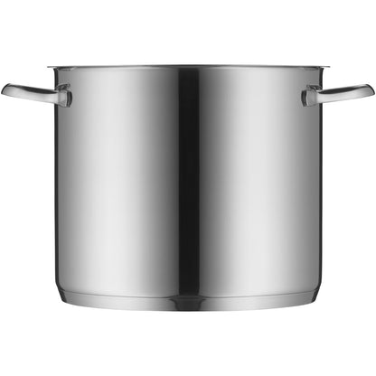 WMF Provence Plus Vegetable Soup Pot Induction 24cm, glass lid, large cooking pot 8.8l, polished Cromargan stainless steel, uncoated large pot, oven-safe