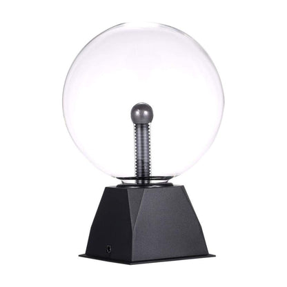 DELIPOP 6 Inch Magical Plasma Ball, Globe Sphere Light Touch and Sound Sensitive Plasma Ball Electrostatic Globe, 220V, Red Light