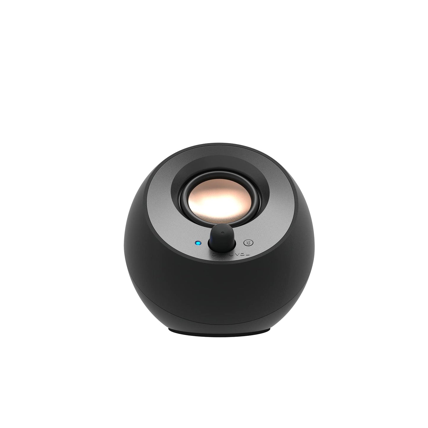 CREATIVE Pebble V3 desktop speakers with USB-C 2.0, USB Audio, Clear Dialog, Bluetooth 5.0, 8W RMS, 16W peak power, and USB-A adapter included (black)