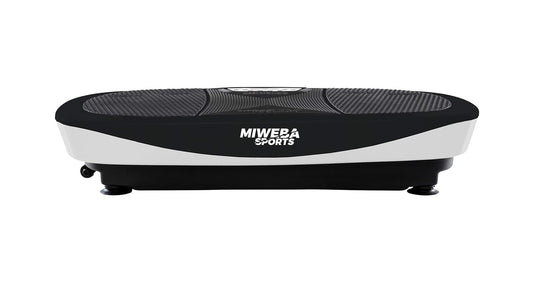 Miweba Sports Fitness 3D Vibration Plate MV200-3 Year Warranty - 400 Watts - 99 Intensity Levels - 3D Training - Bluetooth - LED Lighting - Remote Control - Resistance Bands (Black)