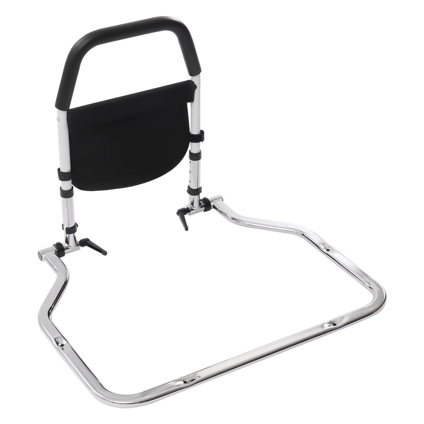 DCSYOG Bed Rail for Elderly, Bed Assist Rail Height Adjustable Bed Guard Handrail Foldable Support Bars Side Safety Rail with Organizer Bed Rail Guard for Seniors, Pregnant Women, and Disabled.