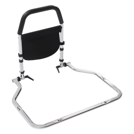 DCSYOG Bed Rail for Elderly, Bed Assist Rail Height Adjustable Bed Guard Handrail Foldable Support Bars Side Safety Rail with Organizer Bed Rail Guard for Seniors, Pregnant Women, and Disabled.