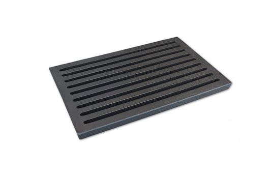 GRILLROSTPROFI Ash grate - fire grate - coal grate - chimney grate in premium quality, cast iron, 18 x 28 cm.