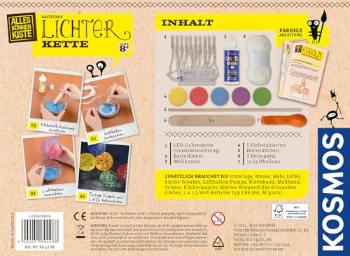 Cosmos 604288 All-Rounder Box DIY String Lights Kit for girls and boys aged 8 and up, Gift set for kids' birthdays, Crafting for children