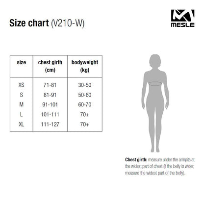 Mesle Swim Vest Women V210-W, Lightweight flotation aid for women & girls, 50N buoyancy vest SUP, swimming, kayaking, impact protection vest wakeboard, water skiing, jet skiing.