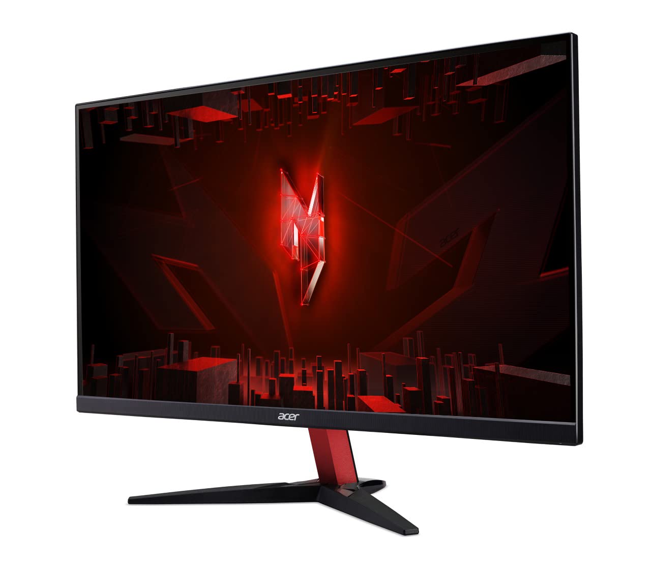 Acer Nitro KG272S3 Gaming Monitor, 27-inch Full HD screen with 180Hz refresh rate and up to 0.5ms response time. Features 2x HDMI 2.0, DP 1.2, and FreeSync Premium technology in black. Model number UM.HX2EE.301.