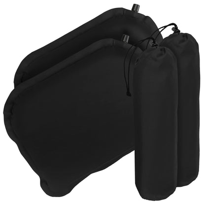 ALPIDEX Self-Inflating Camping Seat Cushion 40 x 30 x 3.8 cm Stadium Thermo Pillow Insulating Outdoor Seat Mat Ultralight, Color: Set of 2
