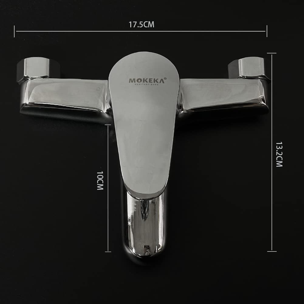 MOKEKA bathtub mixer tap bathtub faucet wall shower tap (single)