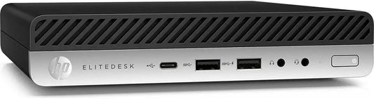 HP EliteDesk 705 G4 Mini PC Desktop, Windows 10 Pro Office 2021 AMD Ryzen 5 Pro 2400GE 3.20 GHz, RAM 16 GB SSD 240 GB (refurbished)