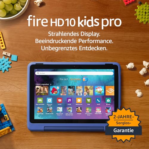 Fire HD 10 Kids Pro tablet (latest generation) for elementary school-age children | 10-inch display, long battery life, parental controls, and slim case | 2023 version, 32 GB, Starry Night design