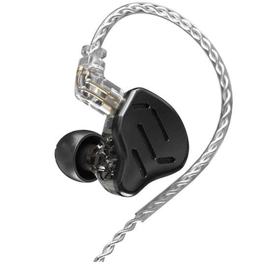 CCA KZ Zax metal headset with 7BA+1DD hybrid drivers for high fidelity bass. These in-ear monitor headphones are designed for sport and noise cancelling.