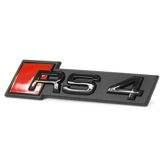 Audi 8W0853736CT94 RS4 (B9) grille-tuning emblem Exclusive Blackline Black Edition Logo, black