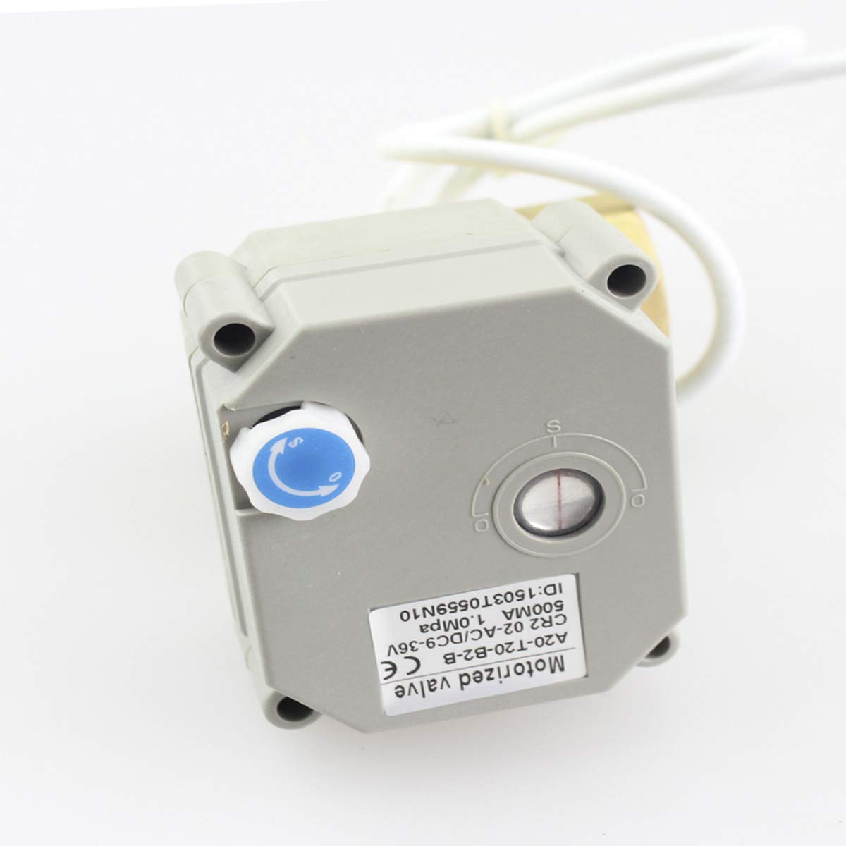 HSH-Flo 2/3 way brass 12V/24V AC and DC auto return position feedback motorized ball valve Electric zone valve (2 ways 1-1/4")