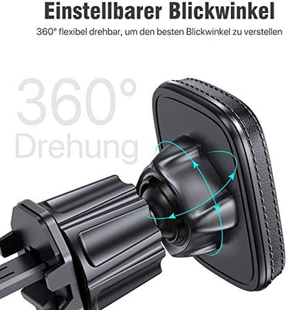 Miracase Magnetic Car Phone Holder with 6 Strongest Magnets Universal Car Smartphone Mount for iPhone 16 Pro Max/15/14/13/12/11/SE/XS/XR/X/8/7/ Samsung/Huawei etc.