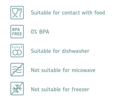 Mepal 2-piece Fresh-keeping container Starter Set Meat and Cheese Modula storage container - ideal for storing food - dishwasher safe, Nordic Green