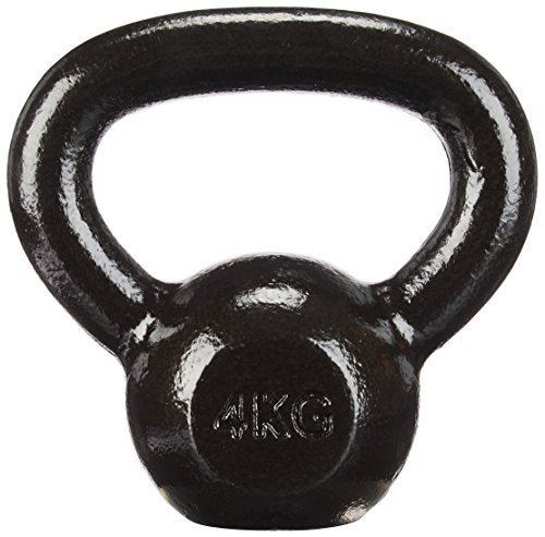 Amazon Basics - Cast Iron Kettlebell, 4 kg