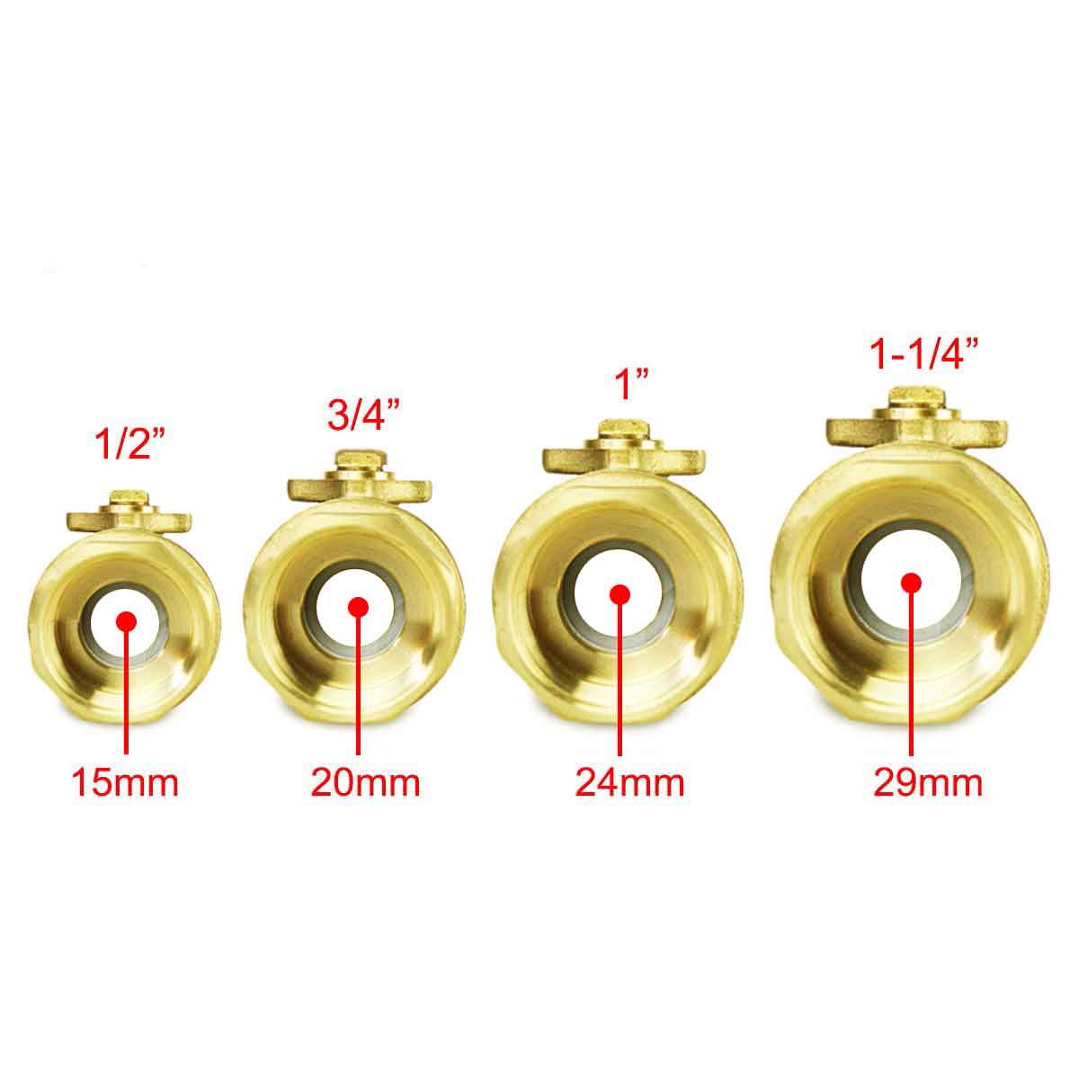 HSH-Flo 2/3 way brass 12V/24V AC and DC auto return position feedback motorized ball valve Electric zone valve (2 ways 1-1/4")