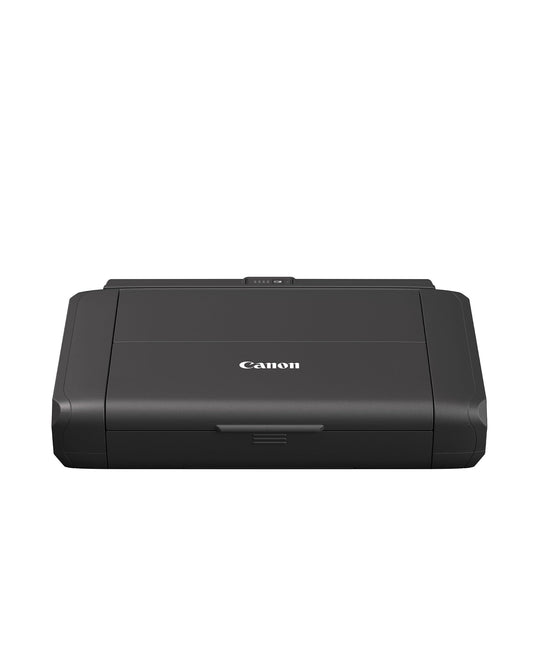 Canon PIXMA TR150 mobile printer with battery (WLAN, cloud, AirPrint, 4,800 DPI x 1,200 DPI, high-speed USB Type C, OLED display, inkjet printer), black.