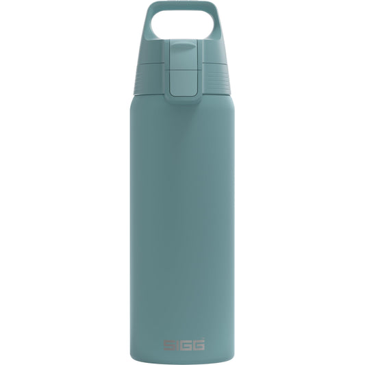 SIGG - Stainless steel bottle - Shield ONE Morning Blue - Suitable for carbonated drinks - Leak-proof - Lightweight - BPA-free - Outdoor & Fitness - 0.75 L