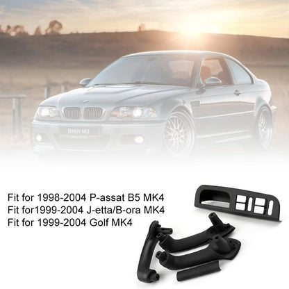 ZAYMDO Window Glass Plate Button Panel Door Handle Cover Replacement for VW Golf 4 Jetta MK4 Bora 1998-2004, Interior Door Handles Decoration