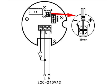 STERR White Bathroom Fan 100 mm with LED + TIMER - Bathroom Ventilation Fan - Glass Front - Modern Appearance - BFS100LT - 10 W