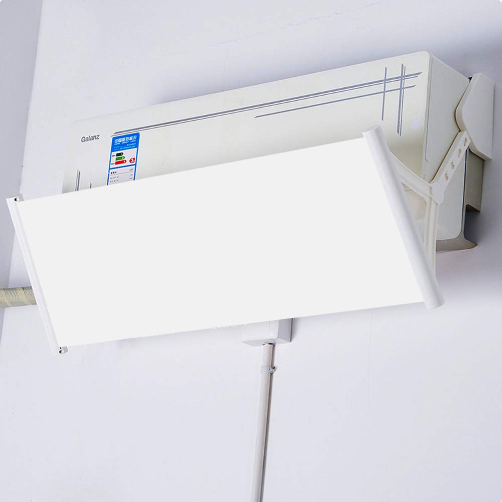 ABCCC Air Conditioner Deflector, 180 degrees adjustable, to prevent direct blowing (white)