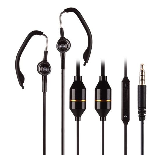 ibrain FC18 air tube, EMF-free, wired, noise cancellation with microphone, compatible with mobile phone, PC, laptop, tablet, etc.