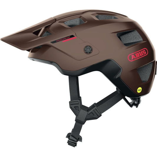 ABUS MTB Helmet MoDrop MIPS - sturdy bike helmet with impact protection for mountain bikers - custom fit - Unisex - Copper Matte, S.