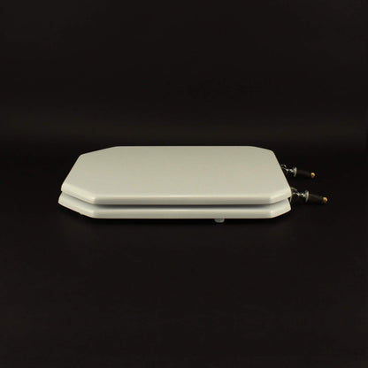 ACB/COLBAM toilet seat, 1930, OTTAGON, white with slow-closing hinge, Soft Close Cromo-Duravit.
