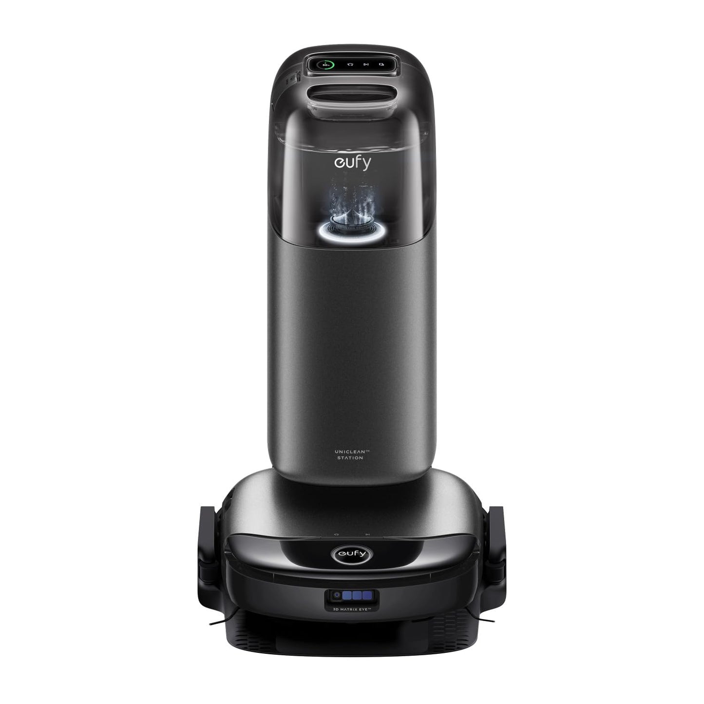 eufy S1 Pro HydroJet robot vacuum with mopping function, HydroJet cleaning system, Eco-Clean ozone, auto mop roller cleaning, 8000Pa, 10-in-1 station, obstacle detection, auto cleaner dosing.