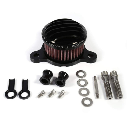 Air filter intake system kit for XL883 2004-2015 (Black) Replacement accessory.