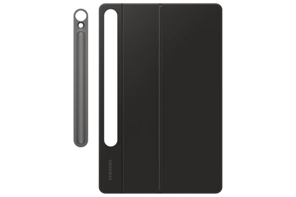 Samsung Book Cover Keyboard EF-DX725 for Galaxy Tab S10 Lite, Tab S10 FE, Tab S9 FE, Tab S9 with QWERTZ keyboard and AI key, Two-piece tablet case, slim design, S Pen compartment, Black.