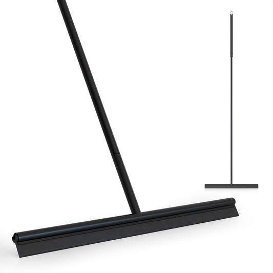Avalo water squeegee floor wiper with handle - Luxury floor wiper - Aluminum water squeegee - Shower squeegee - Bathroom - Black - 136x40 cm.
