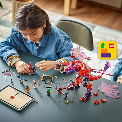 LEGO NINJAGO Stormbringer Dragon - Toy with 6 Ninja Minifigures - Roleplay Building Set for Boys and Girls 8+ - Gifts for Fans of the TV series Rise of the Dragons 71832