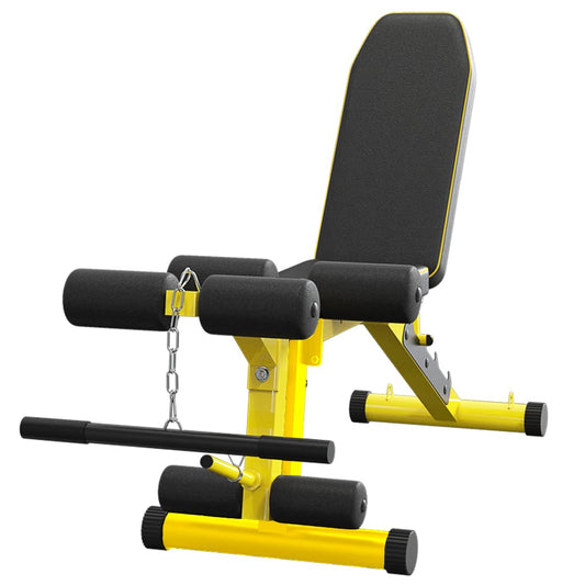 Multifunctional weight bench, adjustable strength training bench for full-body workout equipment for home gym.