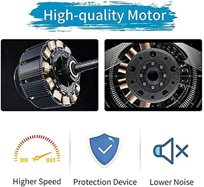 PPXIA Electric Air Pump, Electric Pump with 4 Nozzles for Inflatable Air Track Mat, Air Mattress, Swim Rings, Rafts, Water Beds, Boats, Kids Pools, SUP Boards, Yoga Balls, etc.