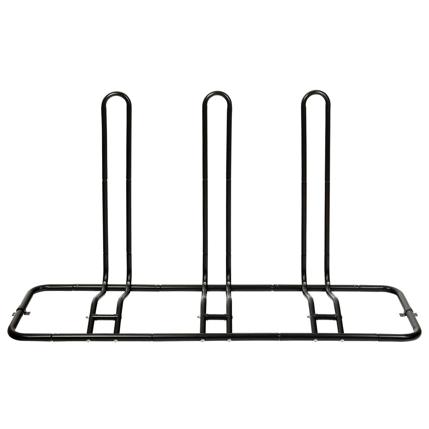 Schramm® bike stand expandable in black floor stand free-standing bike rack stand parker bike parking stand multi-bike rack, Size: For 3 bikes