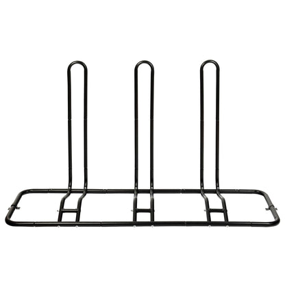 Schramm® bike stand expandable in black floor stand free-standing bike rack stand parker bike parking stand multi-bike rack, Size: For 3 bikes