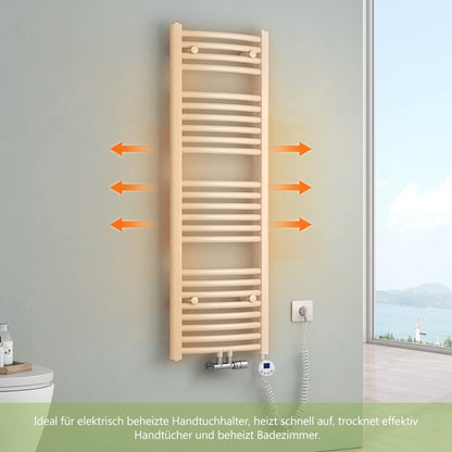 S'AFIELINA Heating Element with Thermostat for Bathroom Towel Warmer 300 watts European Plug White