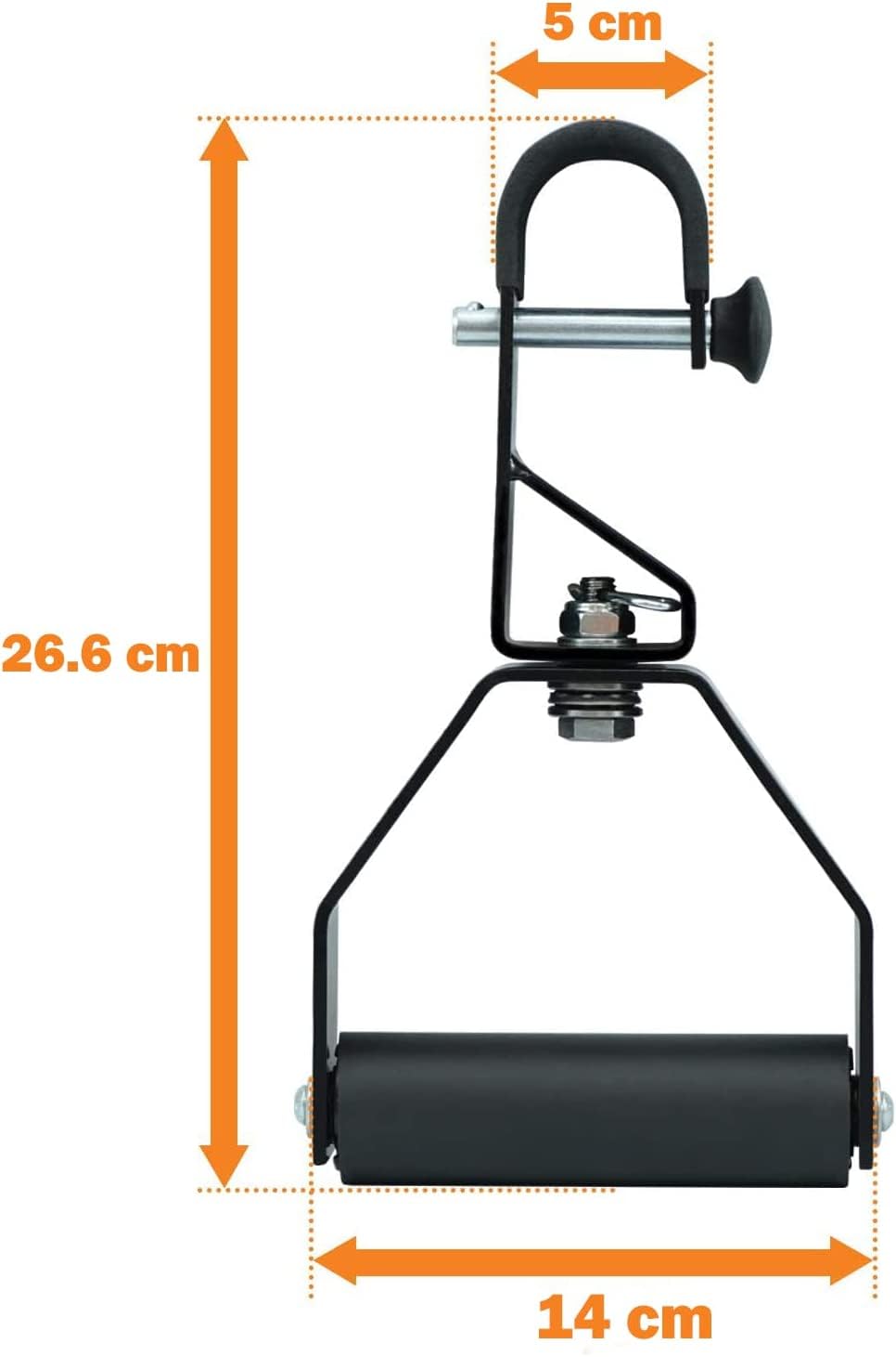 Yes4All Rotating Pull-Up Handles with Non-Slip Grips and Foam Pads - Dynamic fitness handles attachable to pull-up bars, barbells, lat pulldown machines.