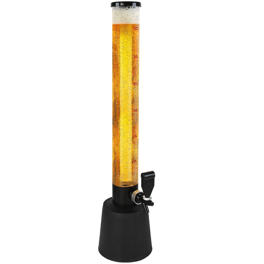 Jago® Beer tower with tap - 3.5L, 90cm tall, level indicator, stand, BPA-free, LFGB standard, various set options - beer tower, beverage tower, drink tower, beer dispenser, beverage dispenser, tap tower