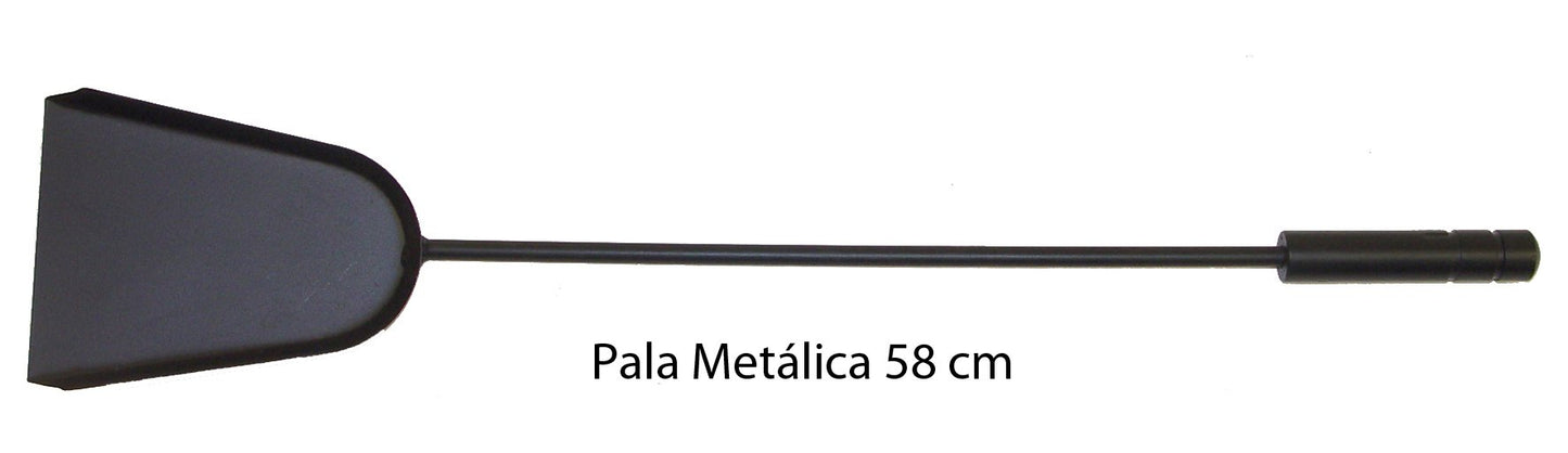 Imex El Zorro 10046 Fireplace Set, square, stainless steel accessories with bellows, 50 x 20 x 20 cm.