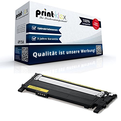 Print-Klex toner cartridge Yellow CLT-Y404S compatible for Samsung Xpress C430 W C430Series C430 C430W C480 C480FN C480FN C480FW C480FW C480 Series C480W C480W C480W Yellow CLT 404 CLT Y404 CLT.