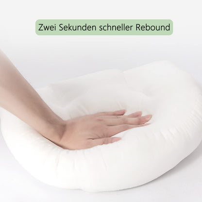 KINGGOO new pregnancy pillow for sleeping adjustable, support for back, hip, legs, belly for expectant mothers, side sleeper pillow with removable cotton cover
