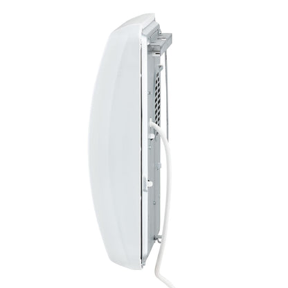 EWT Bathroom Quick Heater Future, efficient wall-mounted heating device, including thermostat with return timer & adaptive start function, 2000 W heating power, White