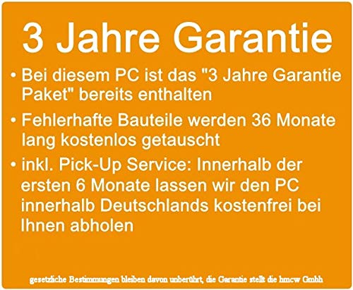 shinobee® Intel Core i7 4770 Multimedia PC - Fast computer for office & home office - System with 3.9 GHz - 32GB RAM - 1000GB SSD - DVD+RW - USB3.0 - WLAN - Windows 11 Pro | MS Office | #6956