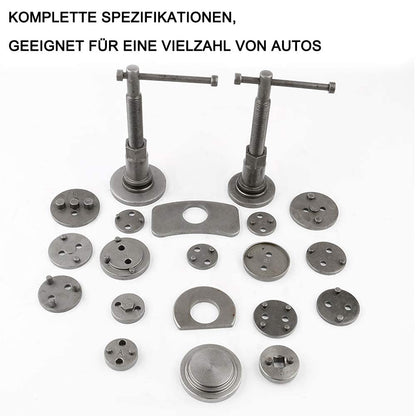 YRHome 23-piece brake piston reset brake set piston reset repair tool set universal automotive reset brake caliper piston tool kit spindle